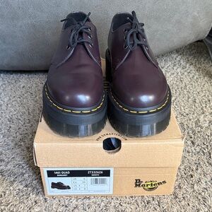 NWT Dr. Martens 1461 Quad Burgundy Men’s 7/Women’s 8